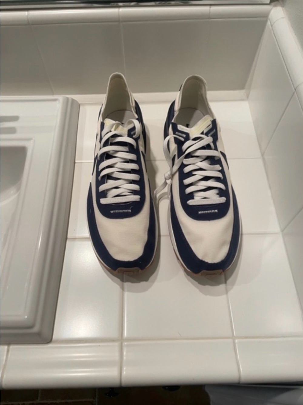 Nike Men's Waffle One SE Sneakers - Midnight Navy Coconut Milk